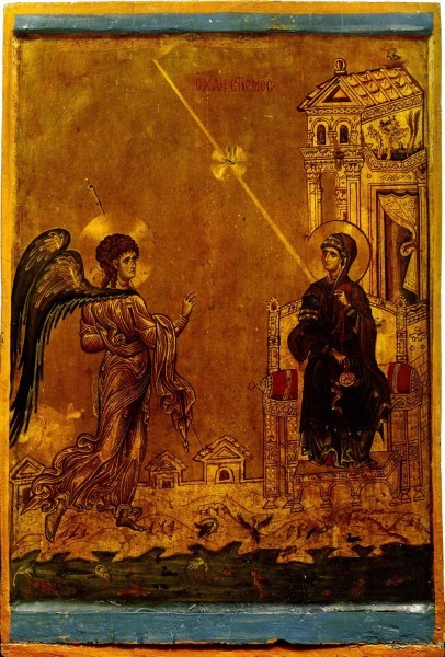 Византийская икона. Конец XII в. Монастырь св.Екатерины, Синай