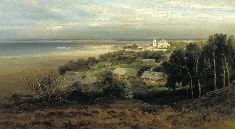 А.К.Саврасов "Печерский монастырь под Нижним Новгородом", 1871.